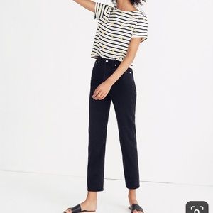 Madewell Classic Straight leg Jean- Lunar Wash.